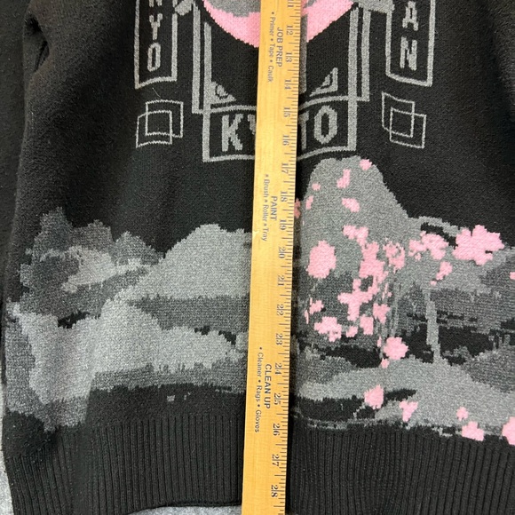 RGSTR Humanity Size XL Sweater Jet Black Gray-Pink. - Picture 8 of 10